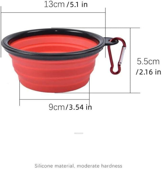 Foldable Silicone Pet Feed Bowl - Nine panda store