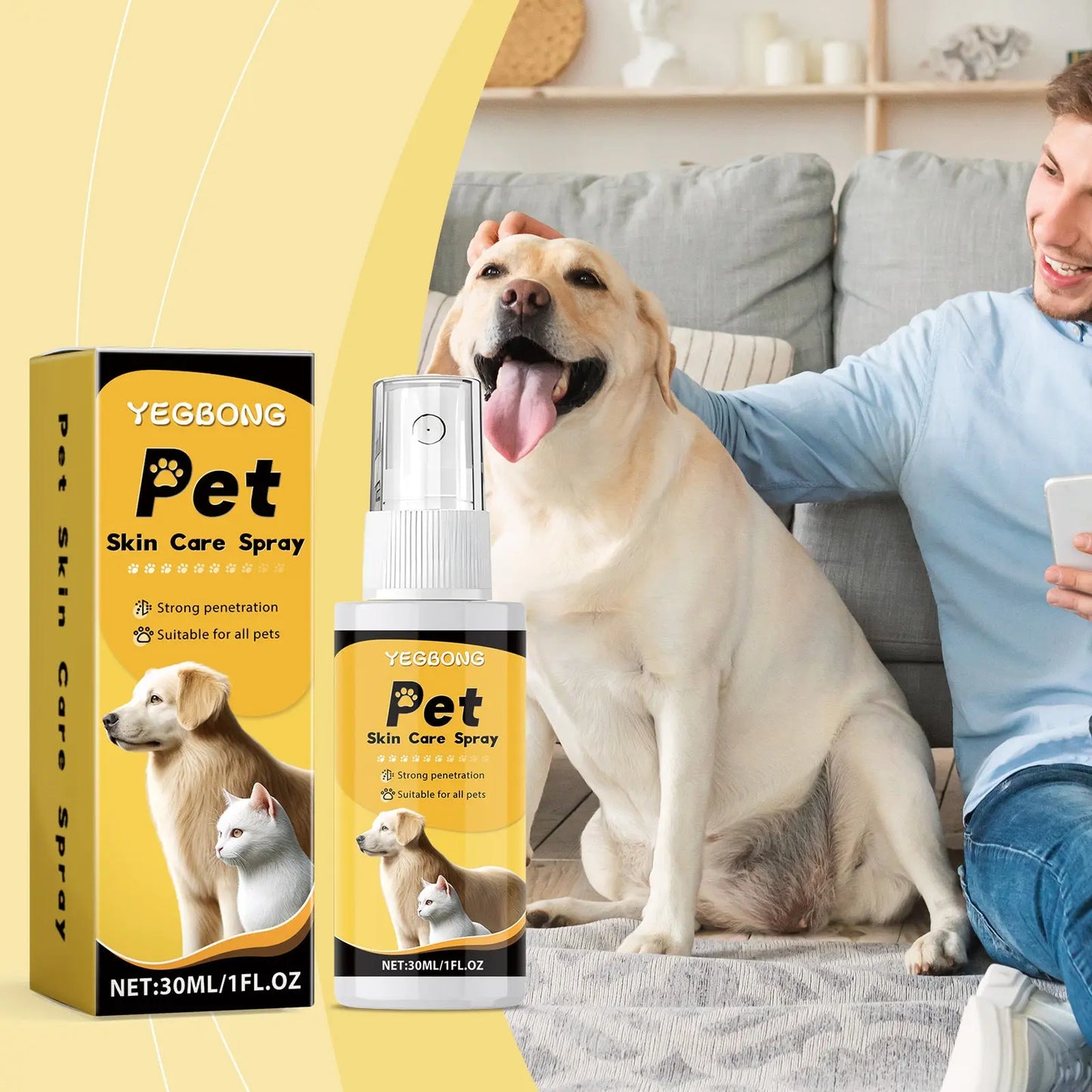 Pet Skin Spray Gentle Care Nine_panda_store